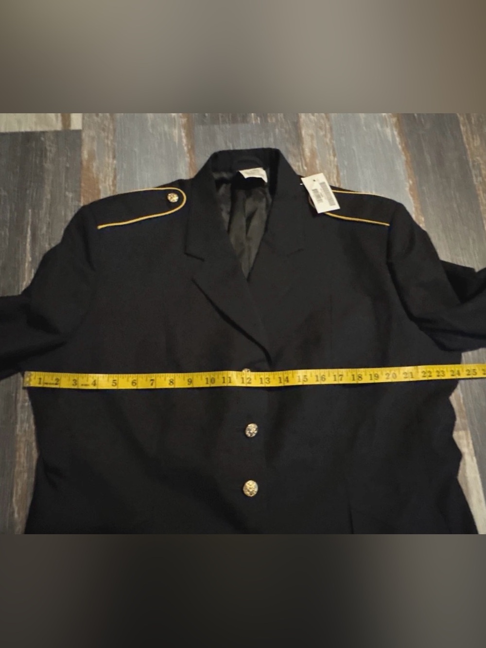 US Army Dress Coat Women's 24 MR Officer Service Blue 450 Poly Wool Uniform NEW - Picture 7 of 11